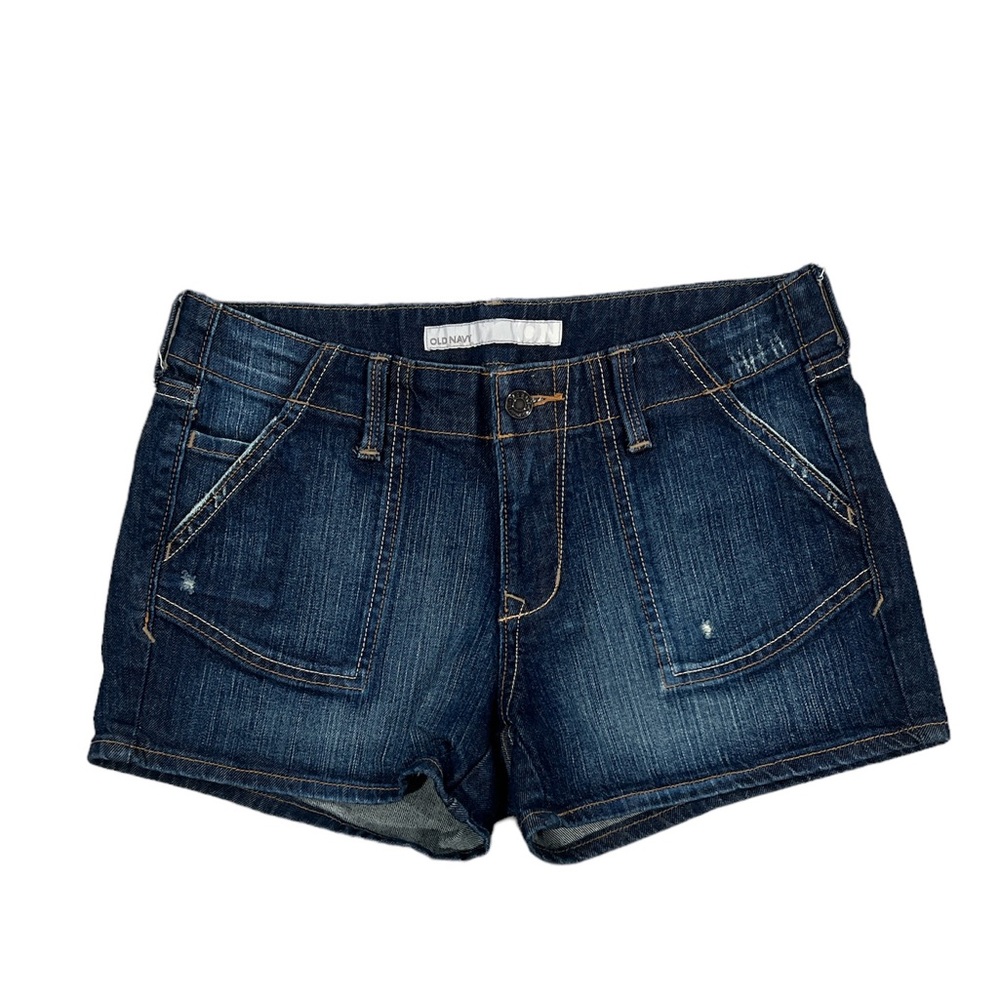 Old Navy Medium Rise Slightly Distressed Jean Shorts